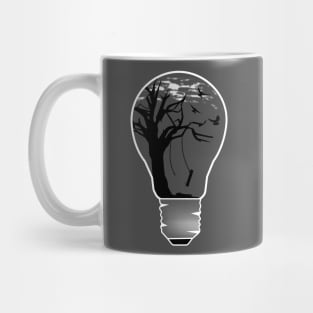 Light Bulb Tree Mug